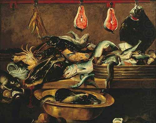 Fish stall, Frans Snyders